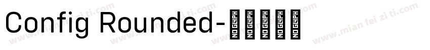 Config Rounded字体转换